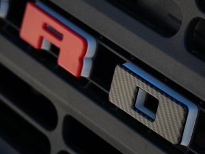 Ford Bronco Front Grille Letter Kit - Carbon Fiber Finish w/ Red R